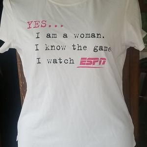 ESPN t shirt....sports' shirt for the sporty girl